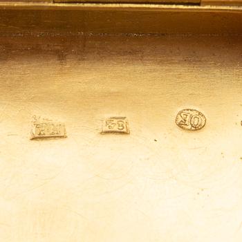 Dosa förgyllt silver Moskva 1822-55.