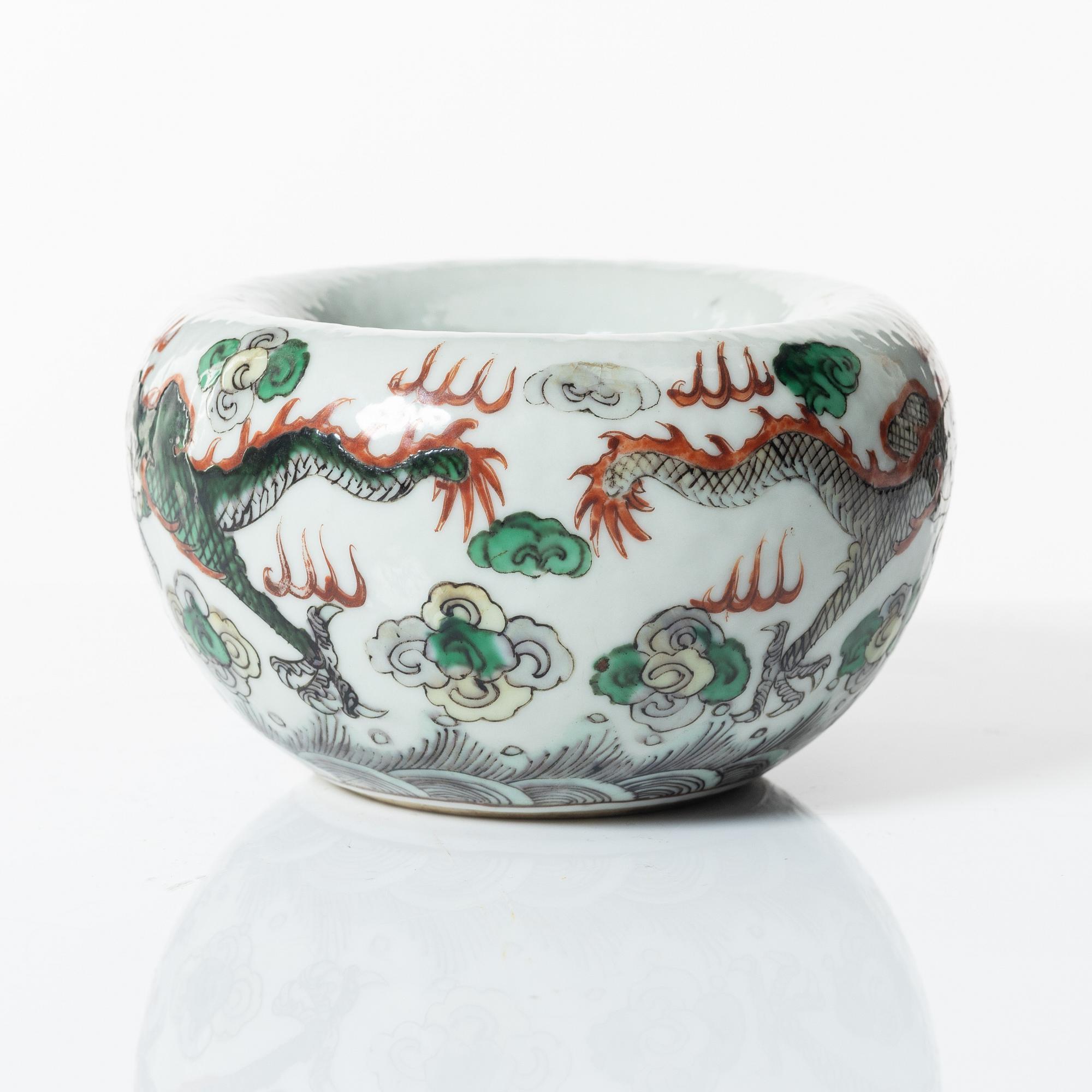 Penselbad, porslin, Kangxistil, 1900-tal.