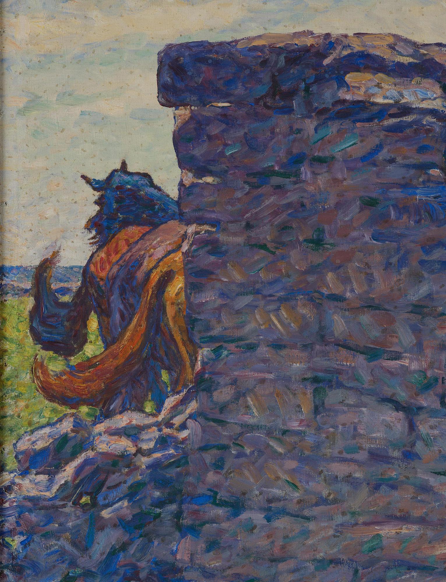 Nils Kreuger, "Hästar i en ruin"  (Horses in a Ruin).