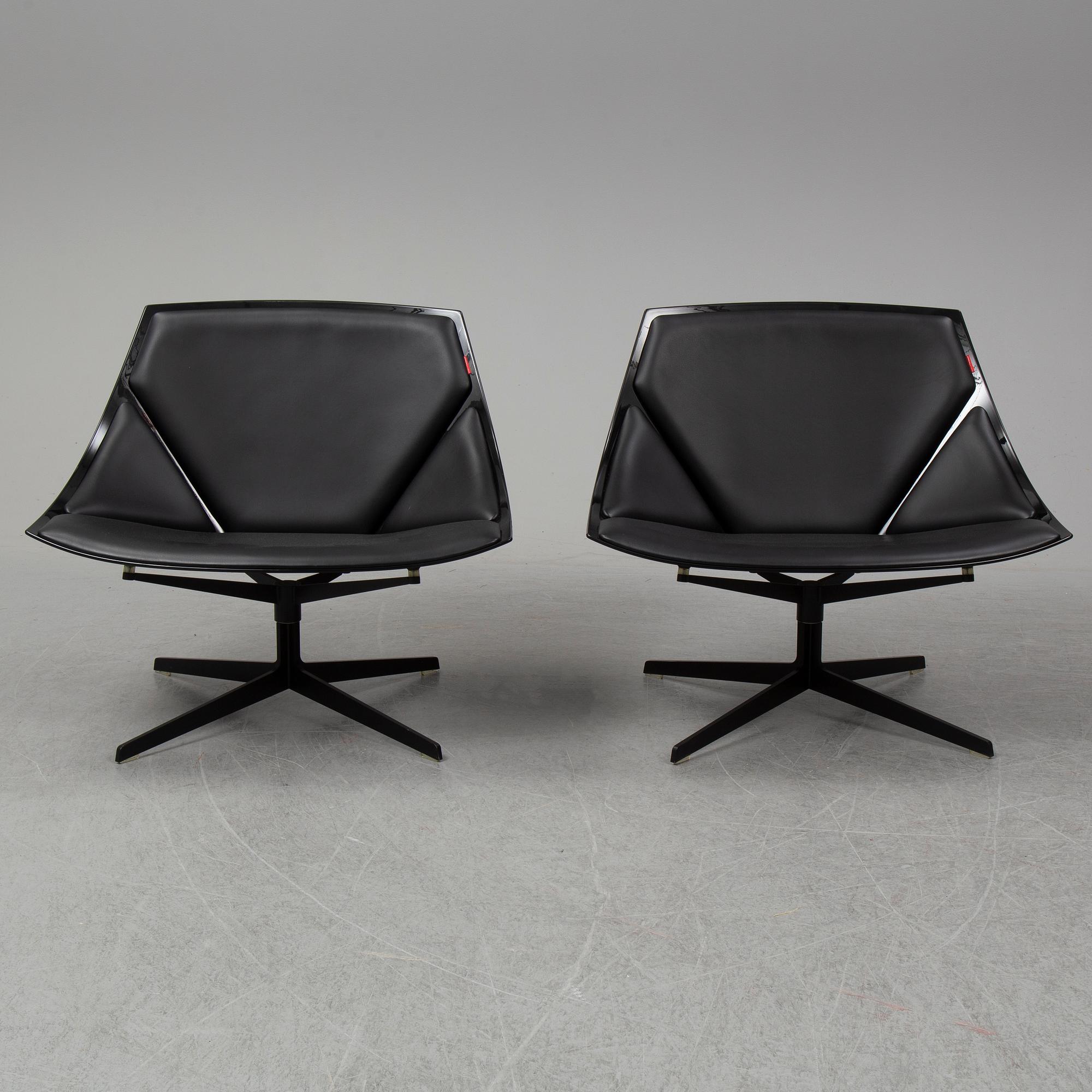 FRITZ HANSEN, a pair of JL10 'Space' Chair by Jjurgen Laub & Markus Jehs for Fritz Hansen, Denmark, designed 2007.