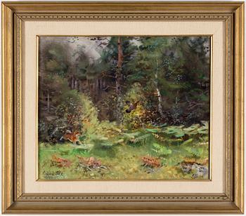 LINDORM LILJEFORS, oil on panel, signed Lindorm L and dated -62.