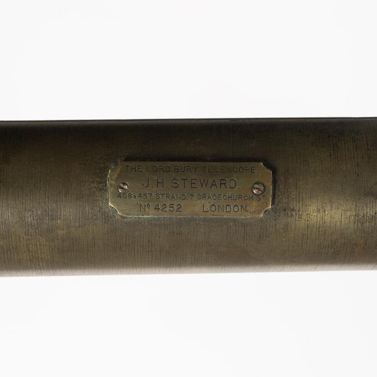 Tube telescope, J. H Steward, "The lord byry telescope", London, around the year 1900.