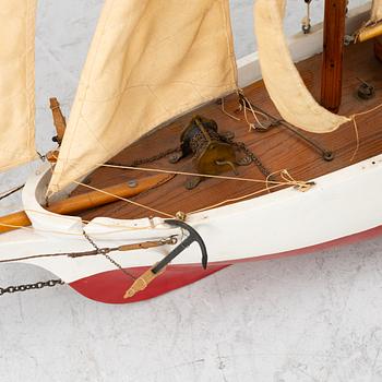 Fartygsmodell "Sigrid", Motala Wekstad. 1900-tal.