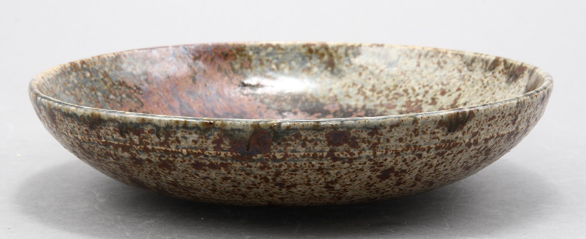 SKÅLFAT, stengods, Ulla och Gustav Kraitz, Fogdarp, Förslövsholm, 1900-talets andra hälft.