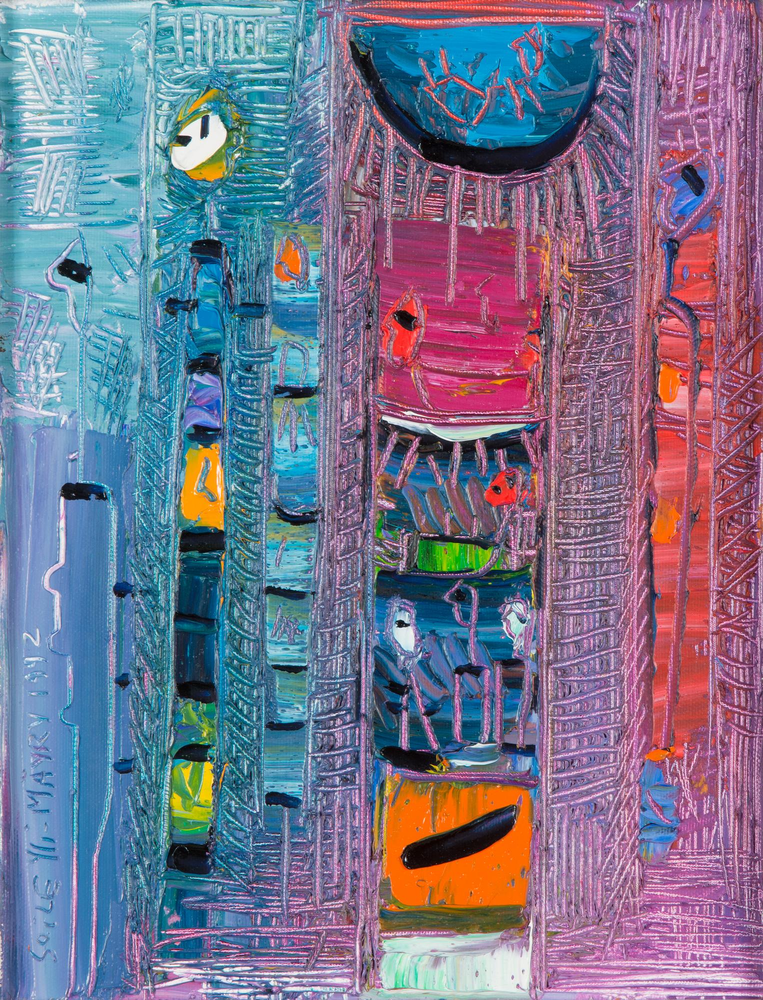 Soile Yli-Mäyry, olja på duk, signerad och daterad 1992.