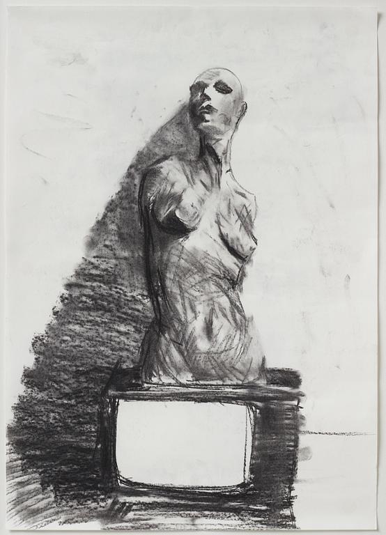 Nicolas Ceccaldi, executed in 2010. Graphite on paper.