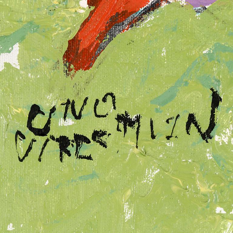 UNO VALLMAN, olja på duk, signerad.