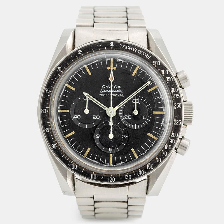Omega, Speedmaster, Moonwatch, Professional, "Fighter Pilot Olle Attehall", "CB case", chronograph, ca 1967.