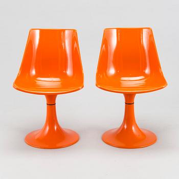 Six 1970s 'Amigo' chairs for Asko, Finland.