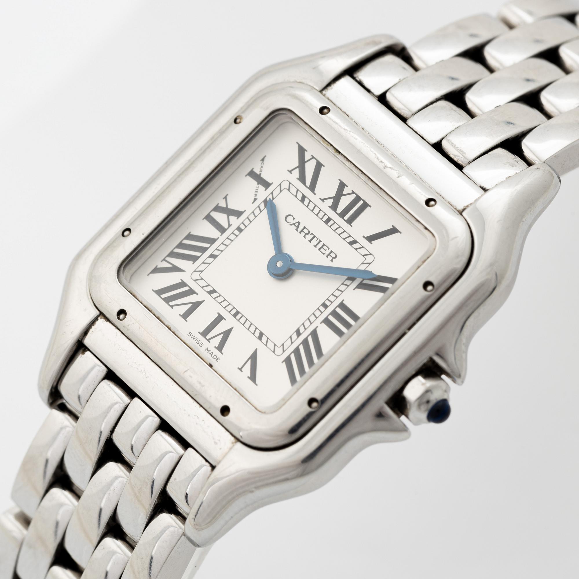 Cartier, Panthére, armbandsur, 27 x 27 (37) mm.