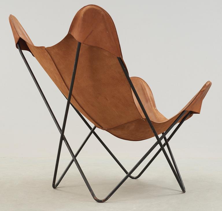 FLADDERMUSFÅTÖLJ, "Butterfly Chair". 1900-talets mitt.