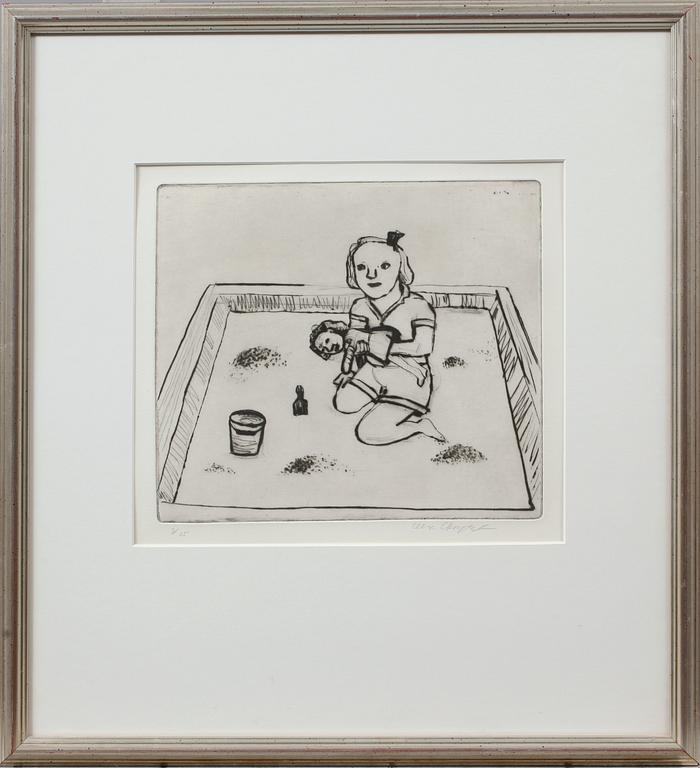 LENA CRONQVIST, etsning, signerad och numrerad 3/25.