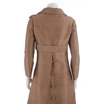 MAISON RAMBERG, a coat and dress, from the 1960s.