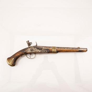 Flintlåspistol svensk, m/1807 studsare.