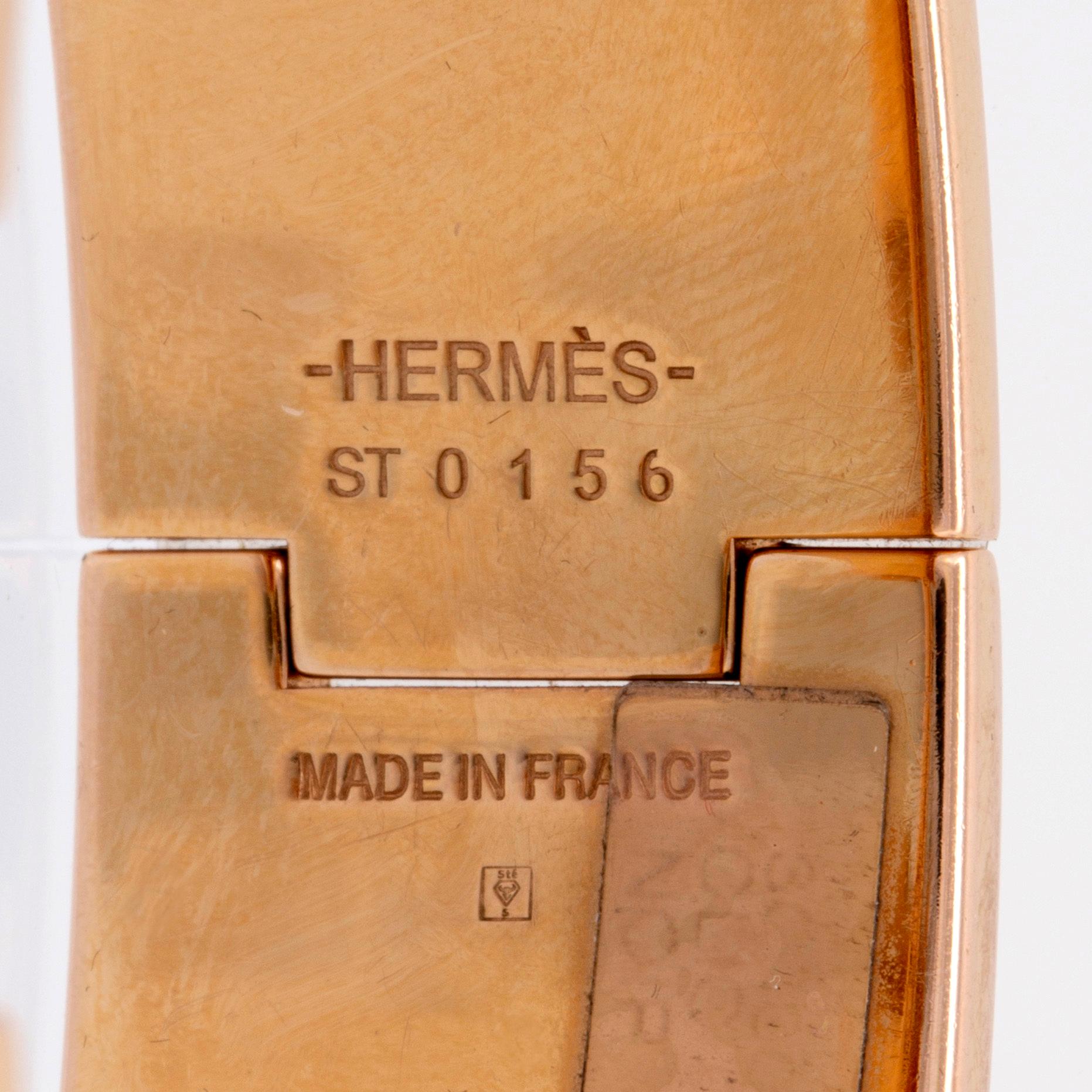 Hermès, bracelet "Clic H".