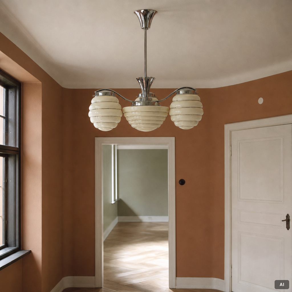 Pendant light, Art Deco, 1920s.