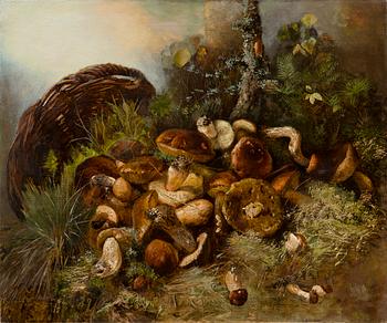 MIKHAIL POMERANTSEV, GATHERING MUSHROOMS.