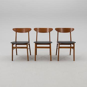 Chairs 6 pcs Farstrup Denmark 20th century mid.