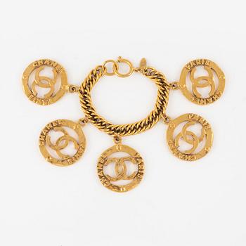 Chanel, armband med berlocker, 1984-1992.