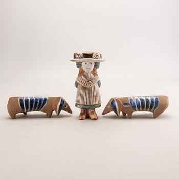 Lisa Larson, a set of three figurines.