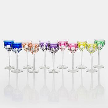 Vinglas, 11 st, 1900-talets mitt.