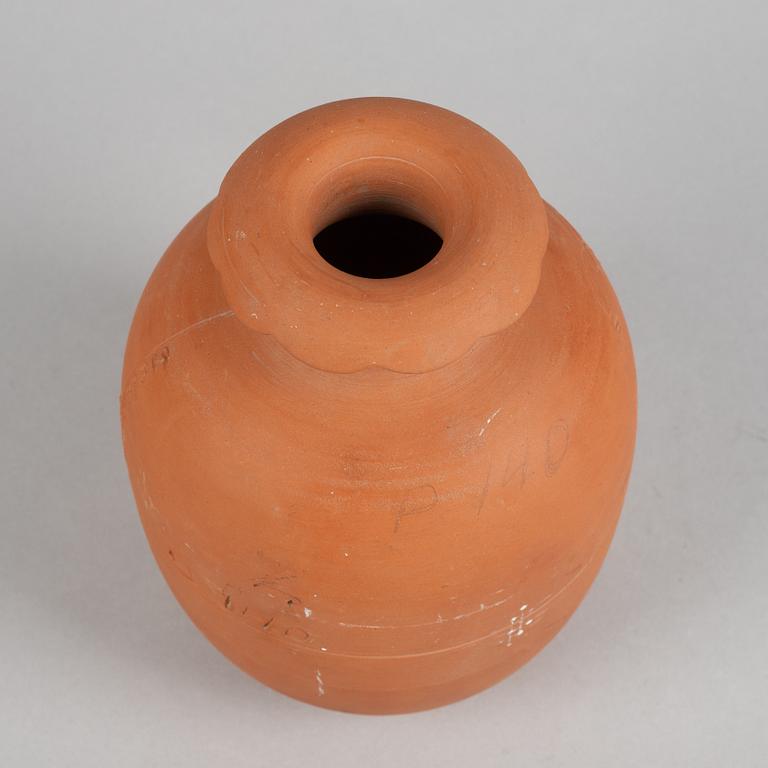 Stig Lindberg, a unique faience prototype, model 65, Gustavsbergs studio, Sweden 1940s.