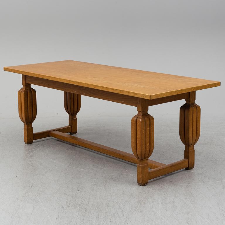 CARL MALMSTEN, a oak dining table.