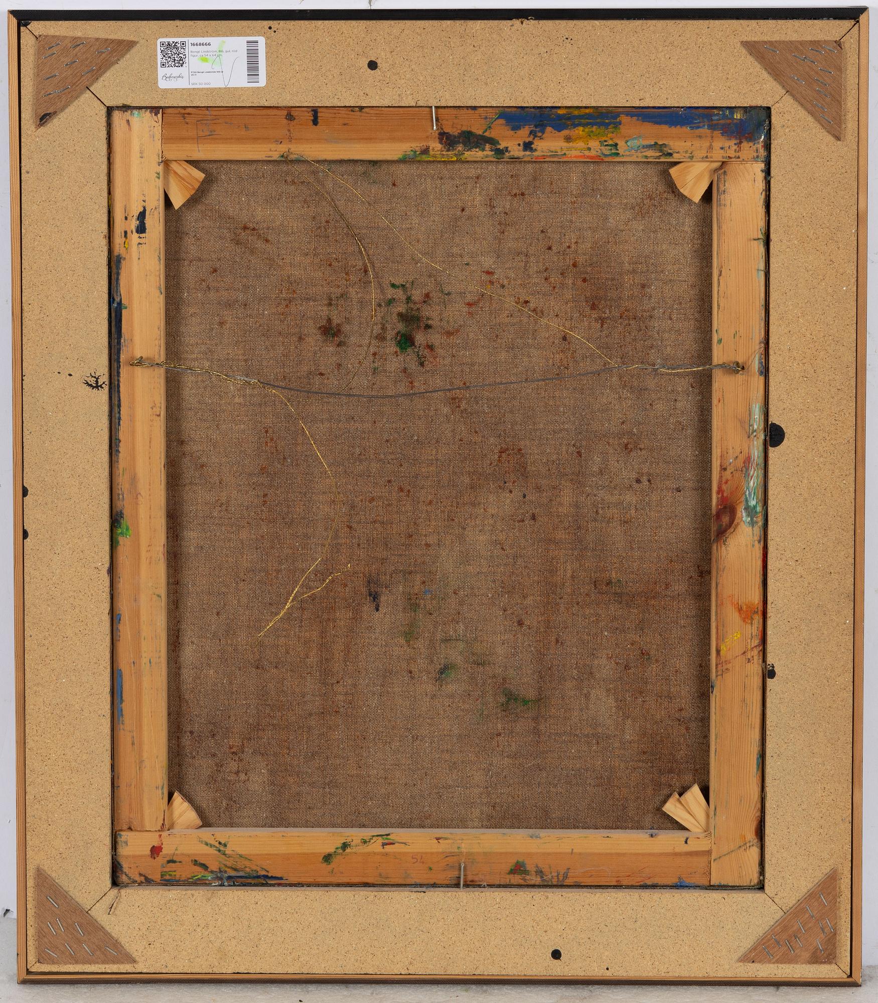 Bengt Lindström, Blå, gul, röd figur.