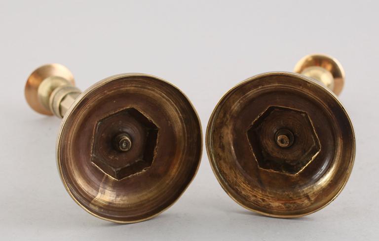 LJUSSTAKAR, 1 par, 1700-tal.