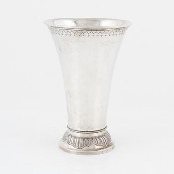 Bägare, silver, K. Anderson, Stockholm, 1899.