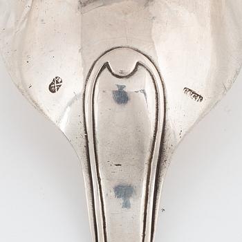 A Silver Serving Spoon, mark of CG Kunzel, Dresden circa 1800.