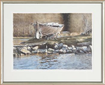 STANISLAW ZOLADZ, färglitografi, signerad, provtryck.