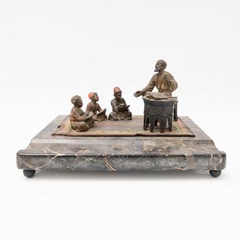 Pen holder, Wiener bronze, early 20th century.
