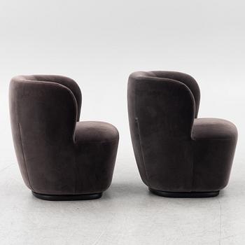Space Copenhagen, armchairs, a pair, "Stay Lounge Chair", Gubi, Denmark.