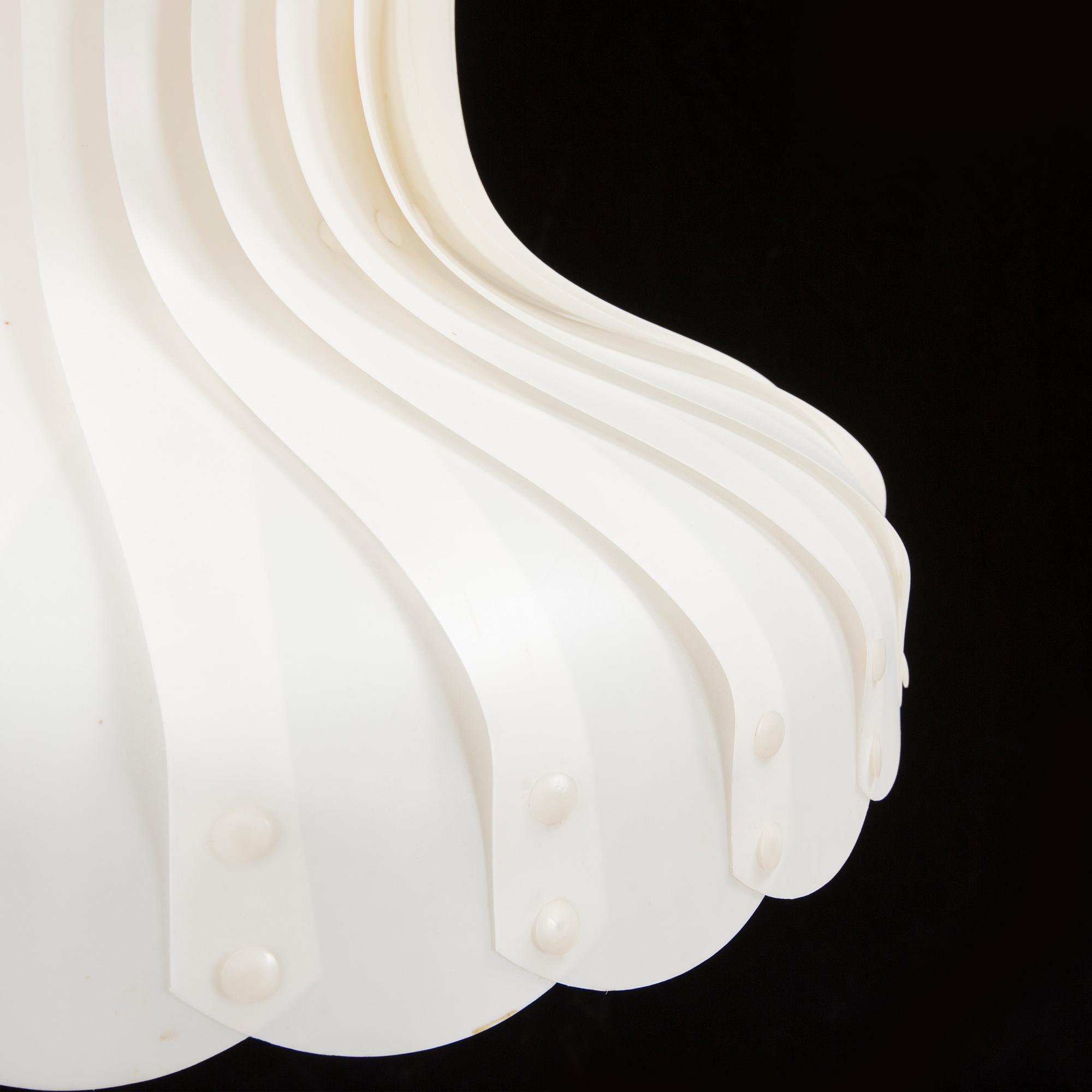 A 1960s ceiling light pendant by Scan-light Markaryd Sweden.
