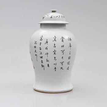 LOCKURNA, porslin, Kina, 1800-/1900-tal.