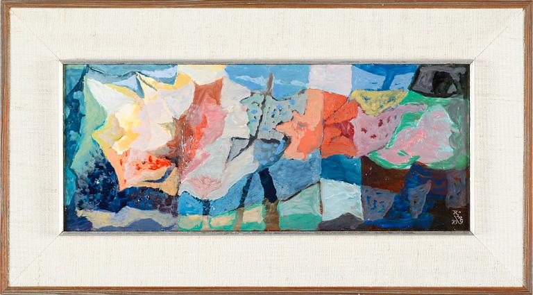 RAGNAR RING, olja på pannå, signerad och daterad 73.