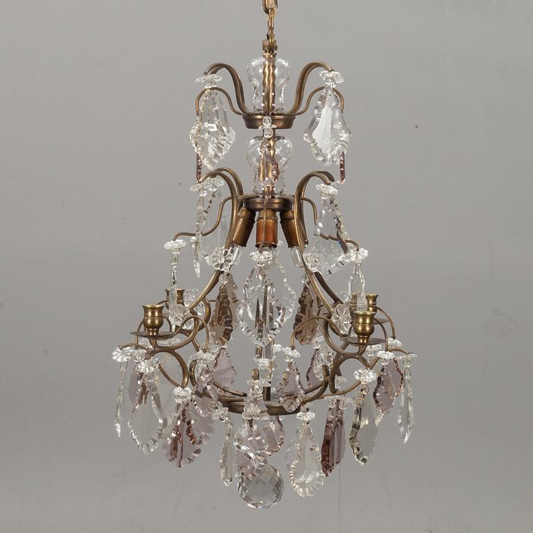 LJUSKRONA, rokokostil, 1900-talets andra hälft. Höjd 64 cm.