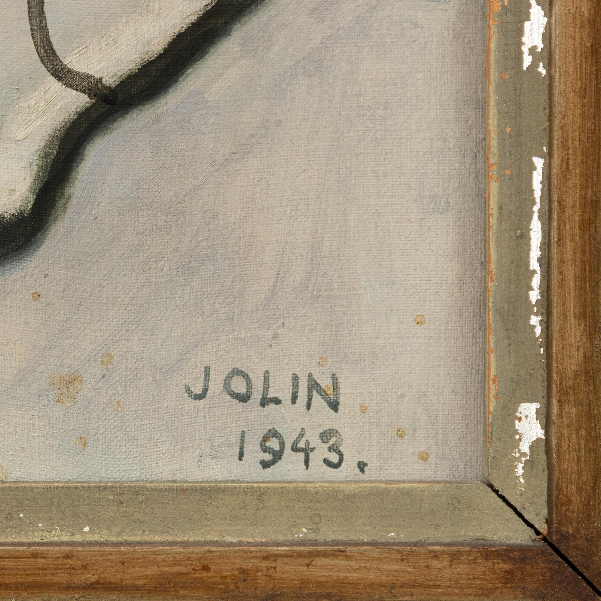 Einar Jolin, Vinterbild, Stockholm.