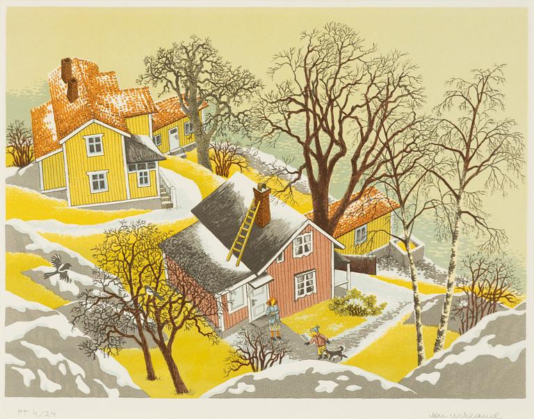 Ilon Wikland, View from Lotsberget.