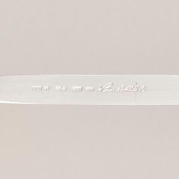 A sterling silver letter knife, mark of Rolf Lindståhl, Stockholm 2000.