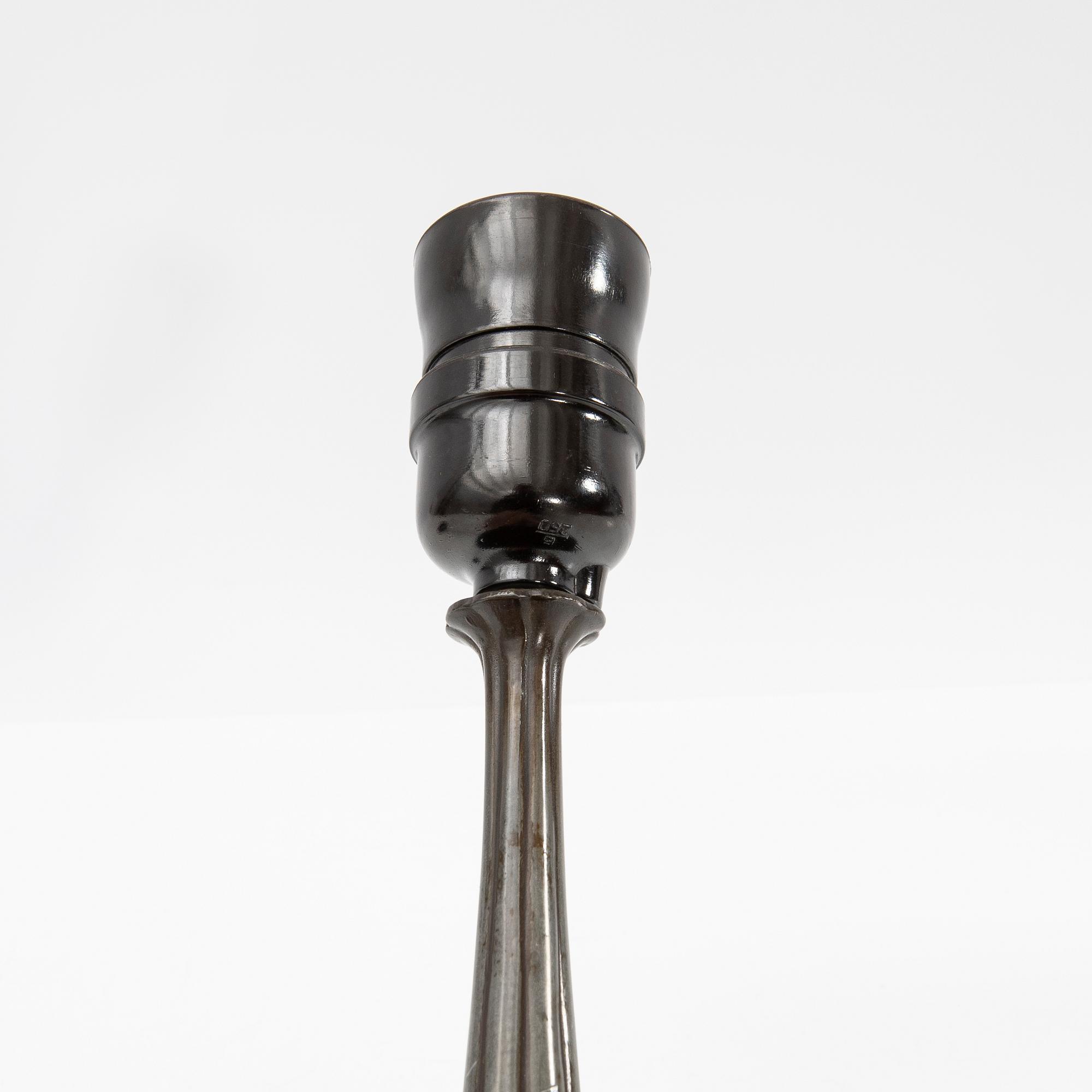 Just Andersen, Table lamp, Denmark, first half of the 20th century.