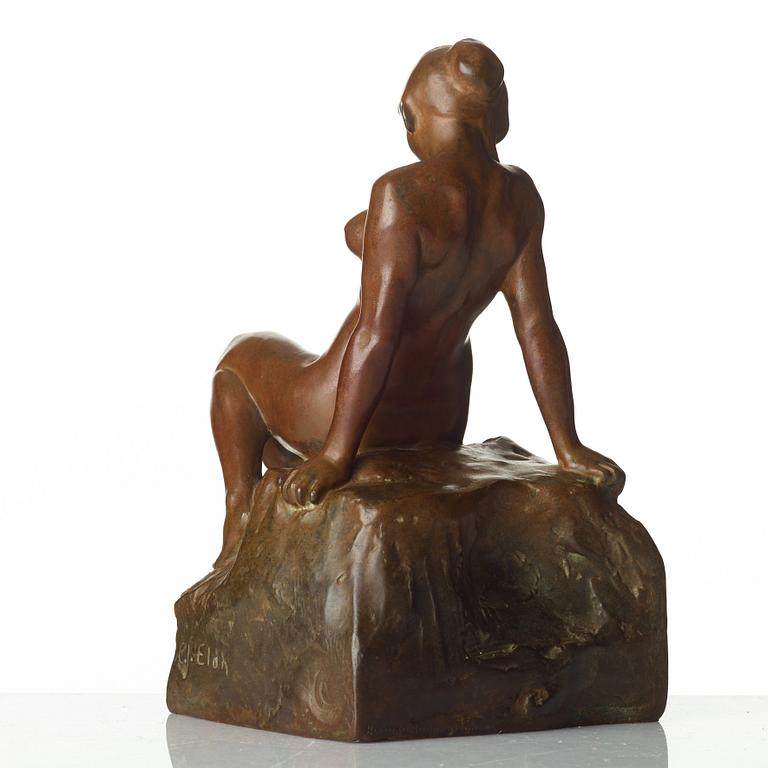 Carl Eldh, "Sittande flicka".