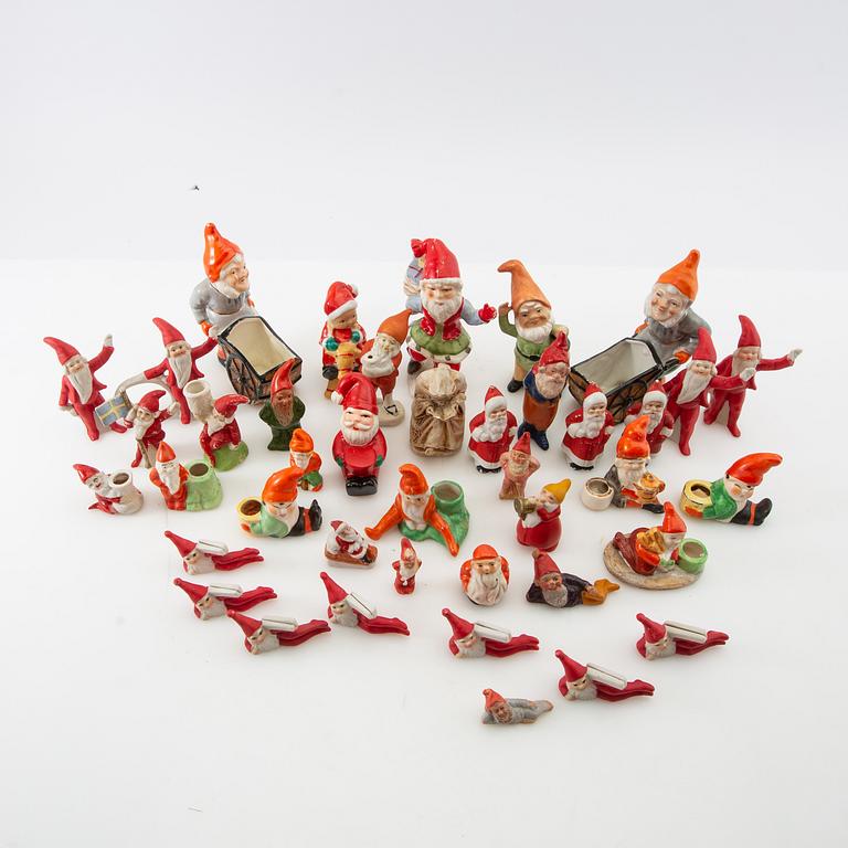 A collection of gnomes 41 pcs 20th century.