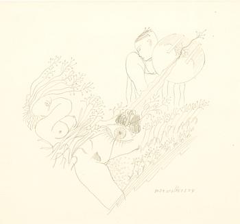 MAX WALTER SVANBERG, drawing signed and dated.