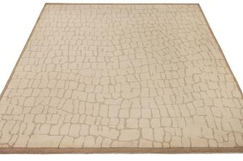 A Moroccan carpet, modern design, c. 358 x 262 cm.