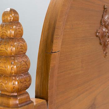 CARL CHRISTIAN CHRISTENSEN, a pair of jugend beds, signed and dated 1919.