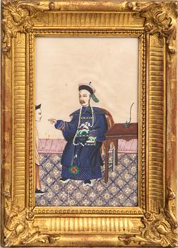 Unknown artist China 19th century, Nobleman.