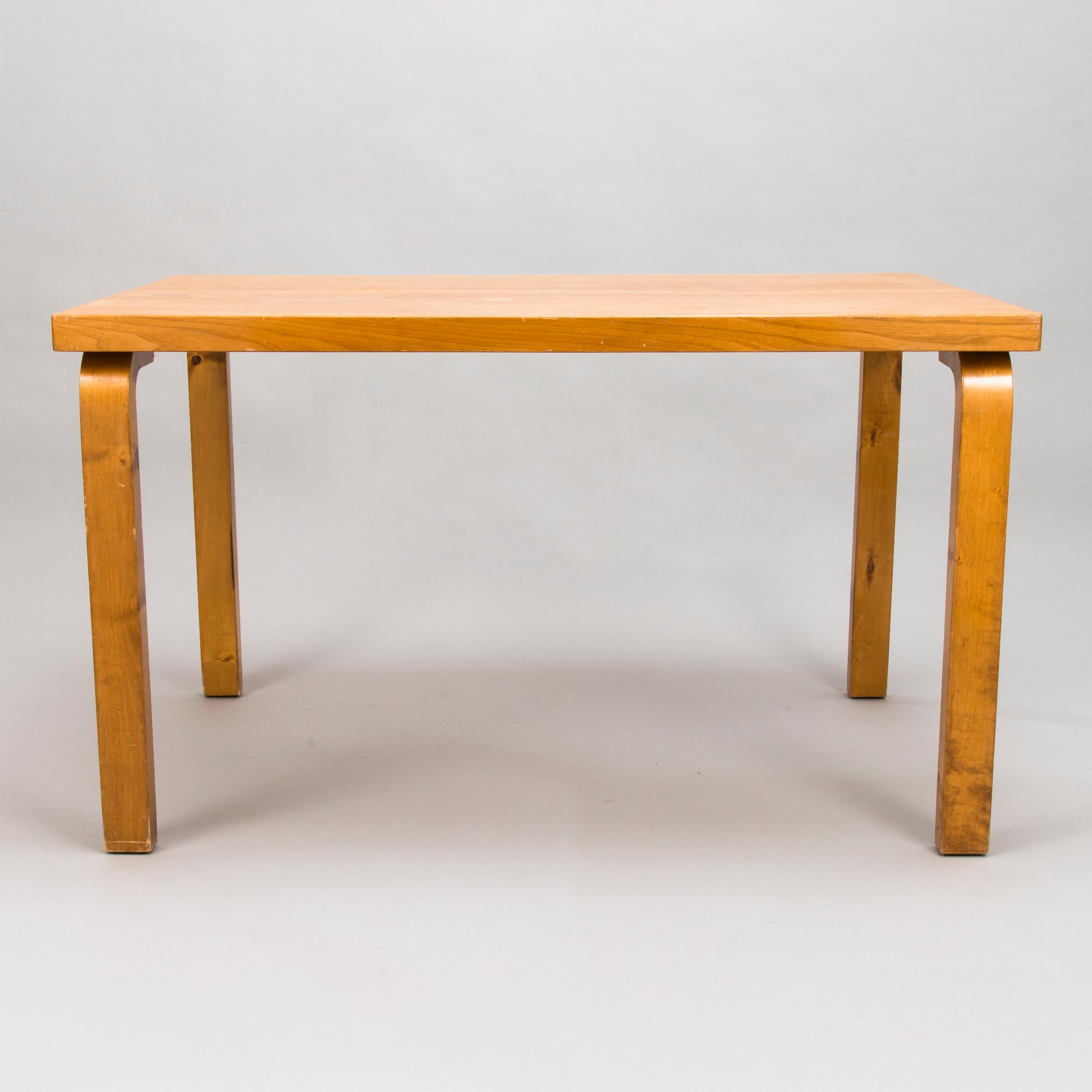 ALVAR AALTO, a early 1950's table for  O.Y. Huonekalu-ja Rakennustyötehdas A.B..