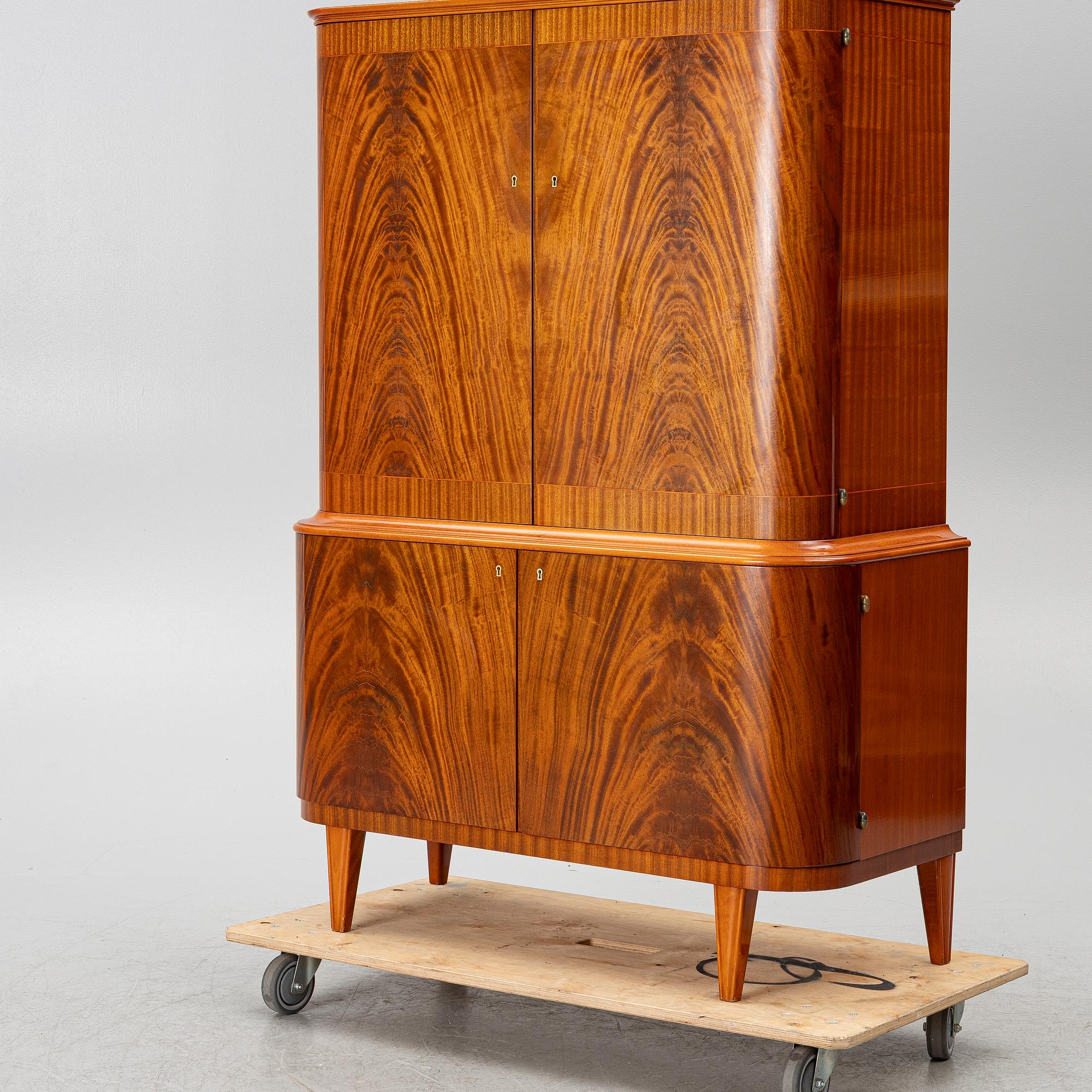 Cabinet, mahogany, Sweden, 1940s/50s.